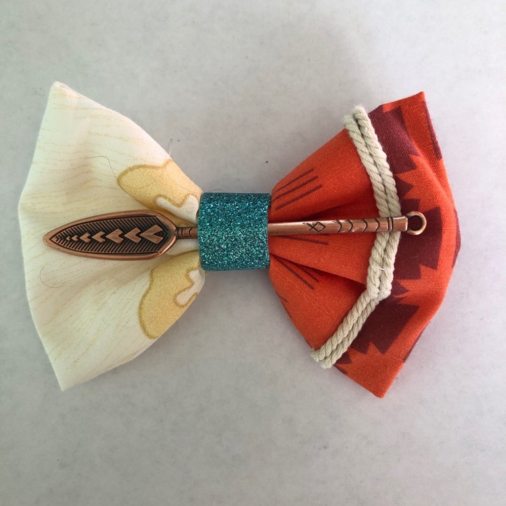 Moana inspired hair bow